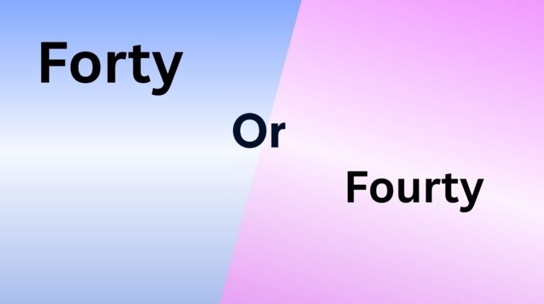 Forty or Fourty