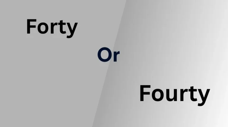 Forty or Fourty