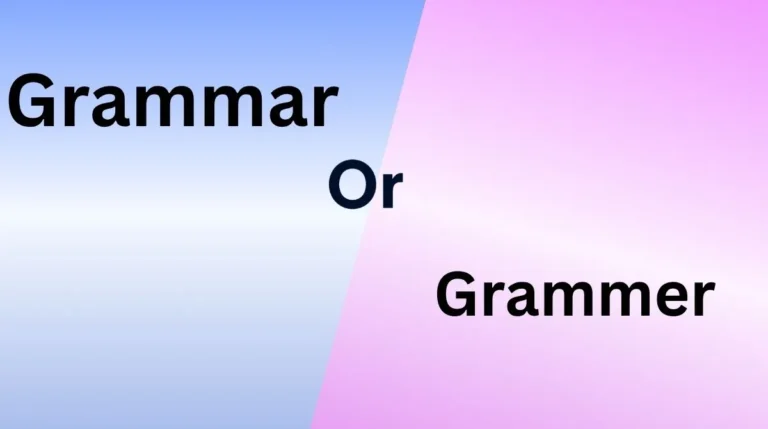 Grammar or Grammer