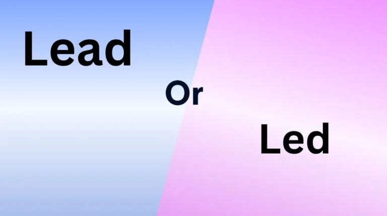 Lead or Led