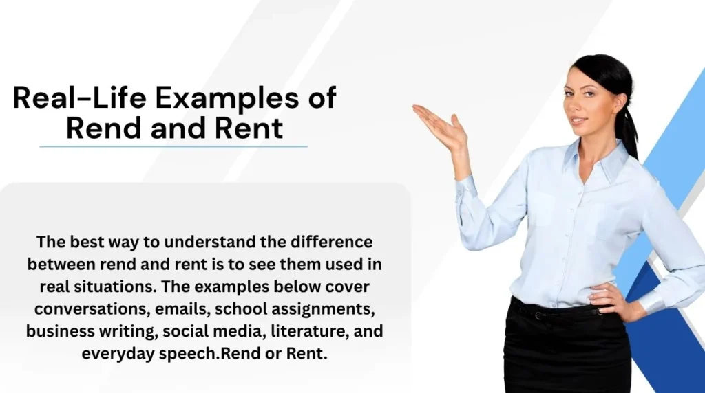 Real-Life Examples of Rend and Rent