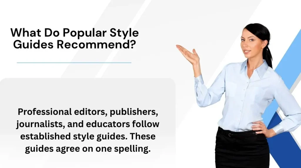 What Do Popular Style Guides Recommend?
